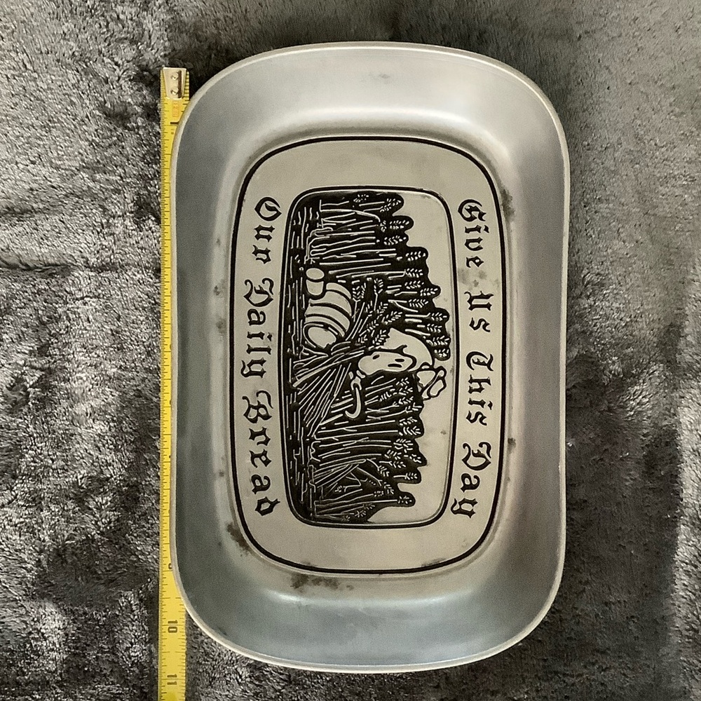 Wilton Armetale Silver Bread Tray